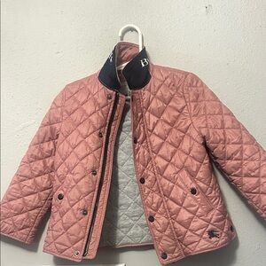 Burberry Kids Quilted Pink Jacket 3T